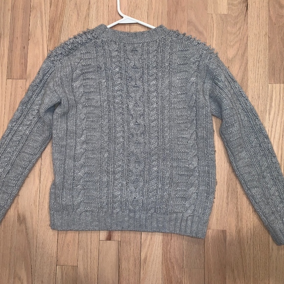 Banana Republic Italian Yarn Crew Sweater (Gray) - Picture 3 of 3